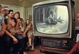 因特智能电视机24小时预约服务教大家ぁ世界首台电视机尺寸揭秘：初代巨屏尺寸大曝光