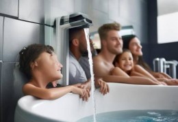 烹乐集成灶厂家客户支持电话交流←方太燃气热水器排气扇：安全高效，享受舒适沐浴时光	