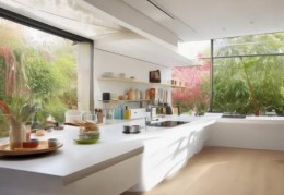 欧派集成灶全国服务热线咨询剖析,集成灶无吊柜厨房设计，打造现代简约生活空间