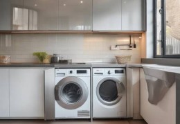 SIEMENS洗衣机预约客服分解（洗衣机烘干机水槽并排安装，空间节省新选择）