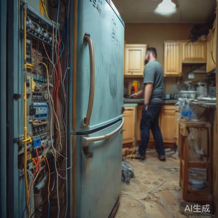 电路老化致冰箱断电