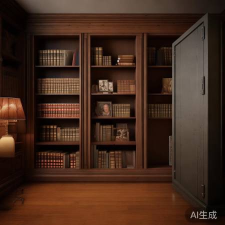 保险柜藏于家具中