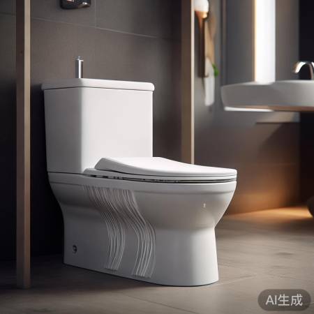 “智能马桶螺丝遮丑盖,卫生间新