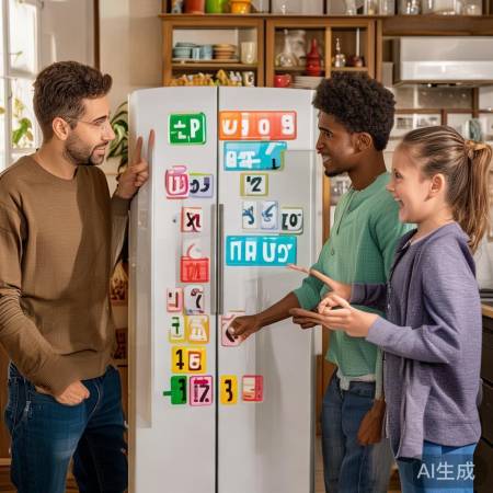 乘法口诀表冰箱贴，趣味学习新选