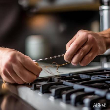 细铁丝通气阀,小心别损坏