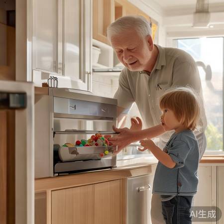 “华帝消毒柜,操作简单方便”