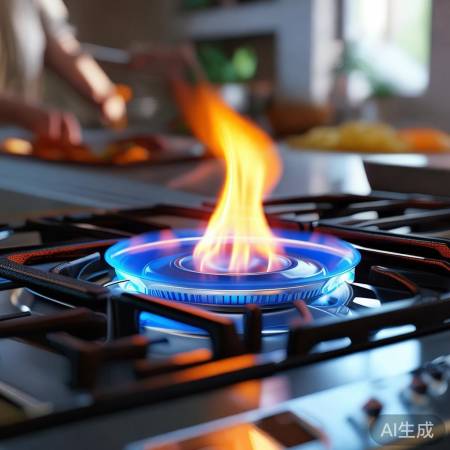 燃气灶高效节能,烹饪便捷