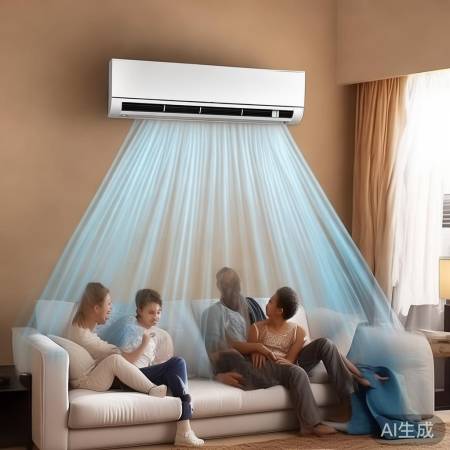 空调风口装沙发上方