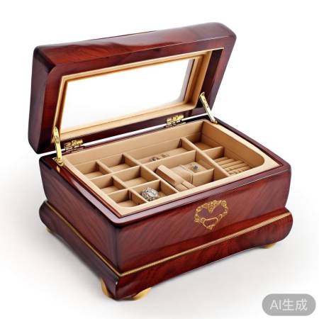 高品质首饰盒,材质讲究,设计人
