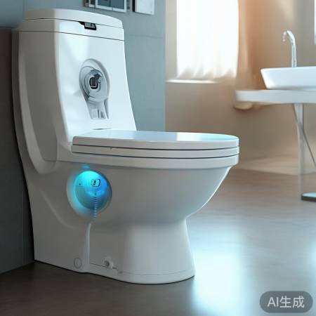 智能马桶，一键清洁卫生