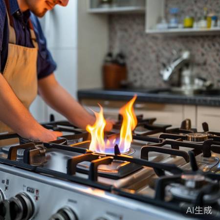 “检查燃气管道，确保火焰稳定”