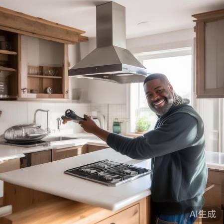 厨房焕新，自装油烟机地漏