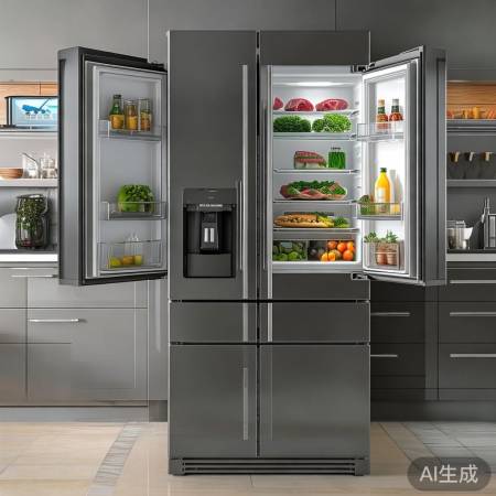 “华日冰箱，保鲜技术先进，独立