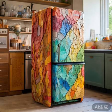 环保纸制温馨冰箱