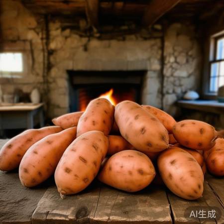 地瓜香甜,唤起童年记忆