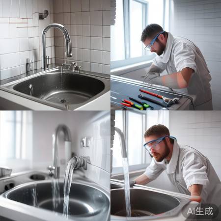 检查水管,防堵塞