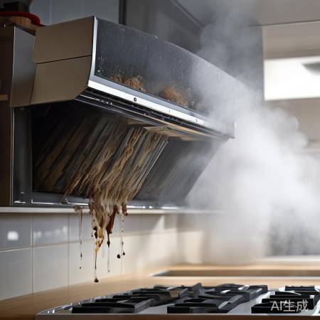 烟机过滤网油污堵塞