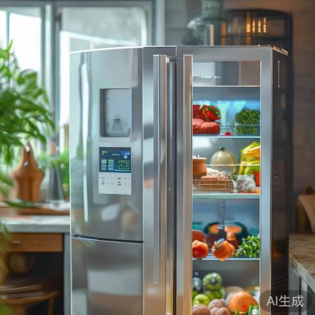 无霜冰箱节能环保,生活好帮手