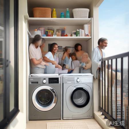 阳台洗衣机安装，轻松搞定物业审