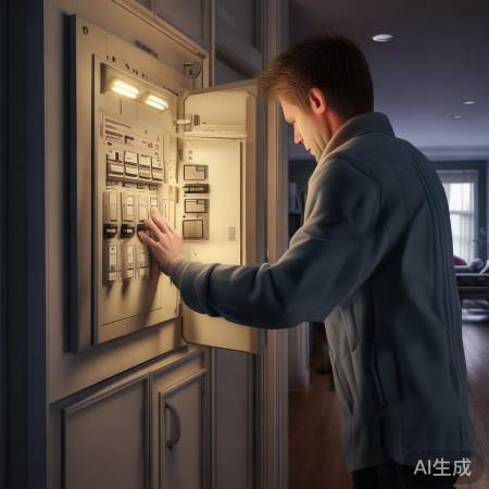 检查电源,排除停电原因