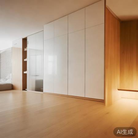 简约吊柜，温馨隔断