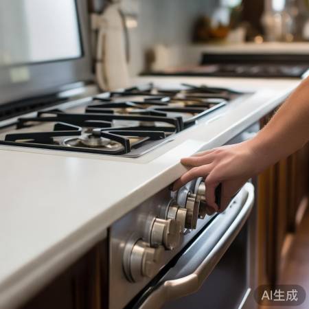 确保电源关闭，安全换灶