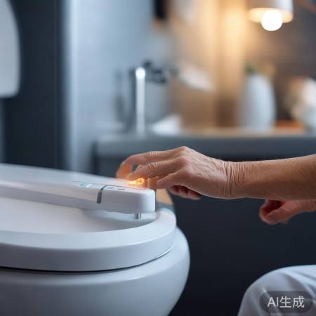 智能马桶操作简单，老人适用