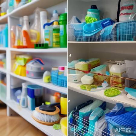 清洁工具准备齐全