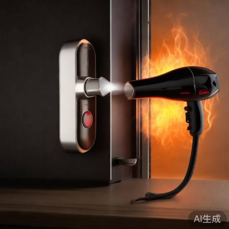 指纹锁旁勿用大功率电器