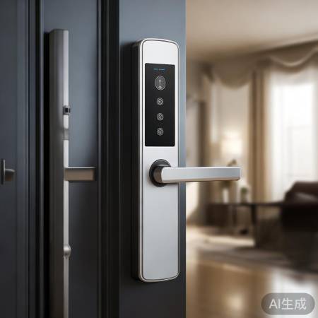 智能锁，一按即开