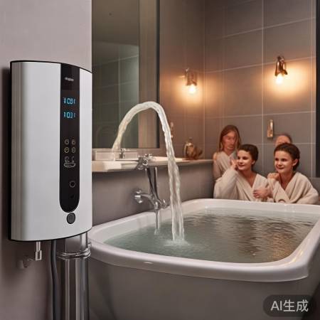 壁挂炉调节水温，舒适洗澡