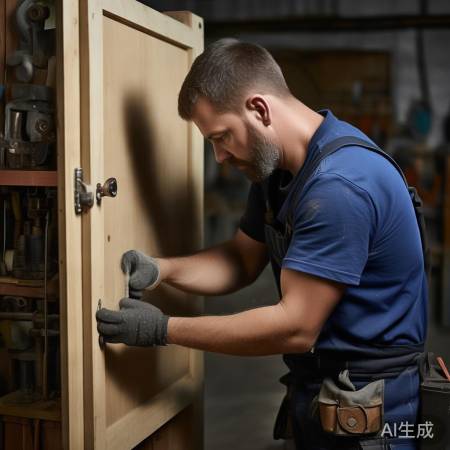 安装新锁舌步骤