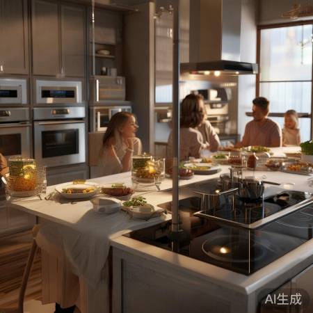 美的油烟机TJ7533，厨房新