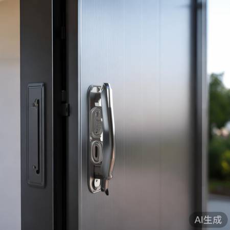 锌合金防盗门，安全实用。