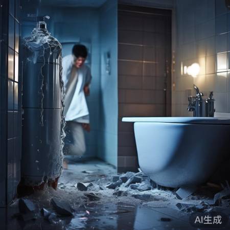 热水器爆炸惊险逃生