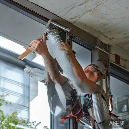 高空空调管道安装