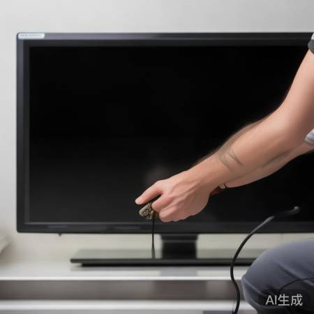 检查电视信号线是否插紧