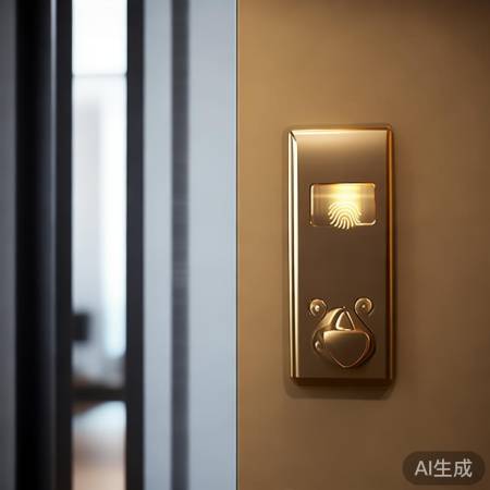 金盾指纹锁，指纹一按门开