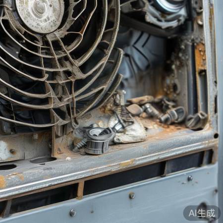 外机部件松动磨损