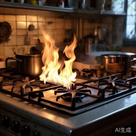 燃气压力低，灶具难点火