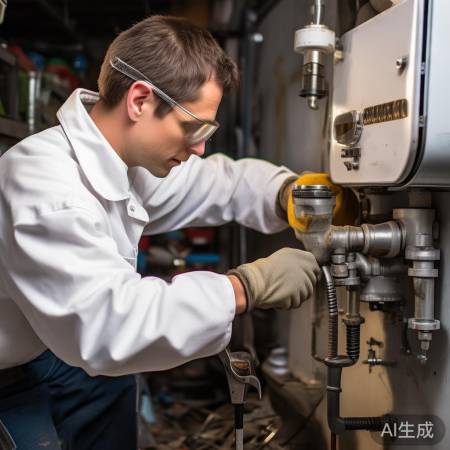 焊接修复漏水接口