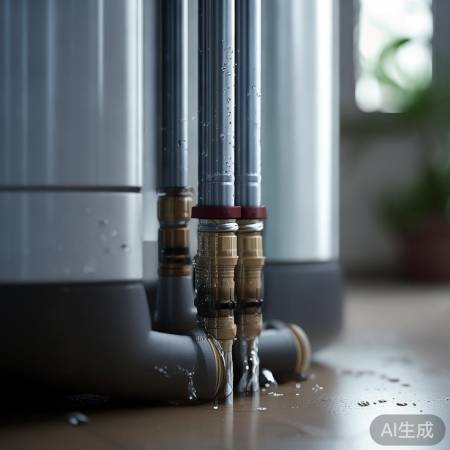 热水接口检查漏水