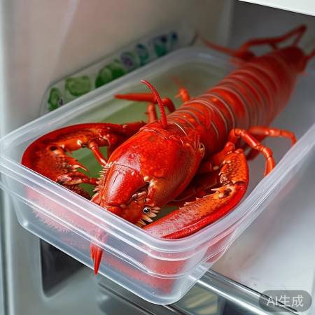 冰箱保鲜，龙虾易腐