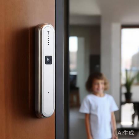 人脸识别智能锁，刷脸开门高科技