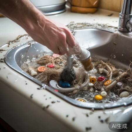 检查排水管，清除堵塞物