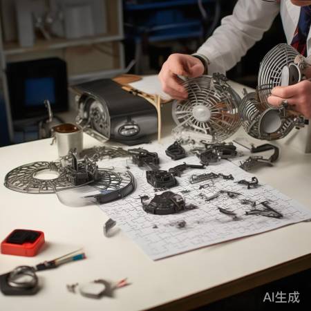 拆风扇，顺序如拼图