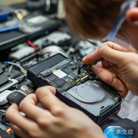 螺丝拧下，轻轻撬后盖