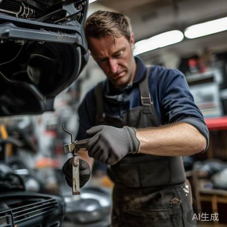 小心拧下生锈螺丝