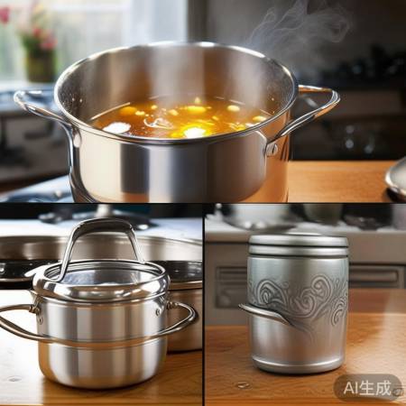 汤锅材质：不锈钢、铝合金、陶瓷