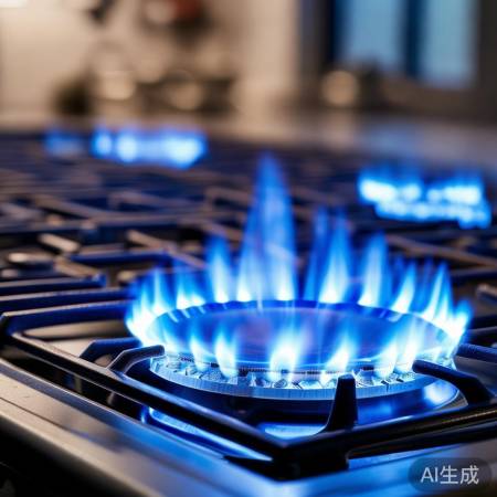 燃气灶进气口，决定火力大小